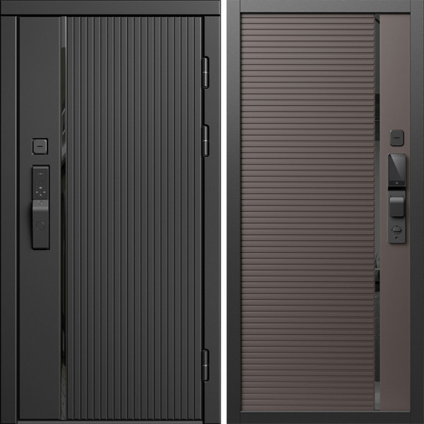 Входная дверь Termo-Door Смарт Урбан Блэк - Порте Шоколад