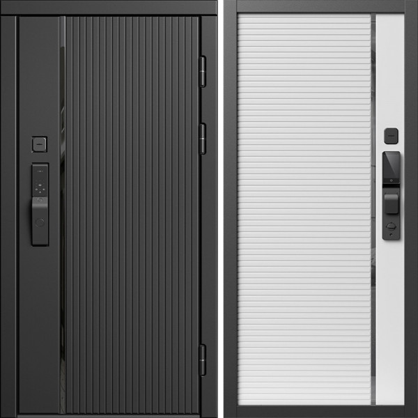 Входная дверь Termo-Door Смарт Урбан Блэк - Порте white