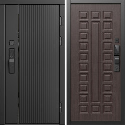 Входная дверь Termo-Door Смарт Урбан Блэк - Престиж венге