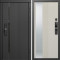 Входная дверь Termo-Door Смарт Урбан Блэк - Зеркало Люмис Соновая Кость