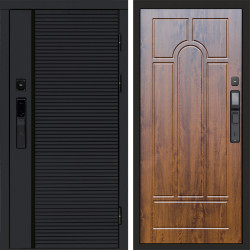 Входная дверь Termo-Door Смарт Black Line - Арка дуб