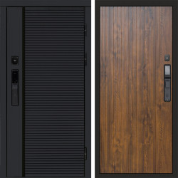 Входная дверь Termo-Door Смарт Black Line - Flat Дуб