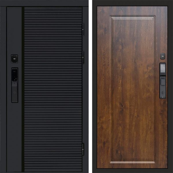 Входная дверь Termo-Door Смарт Black Line - Гранд Дуб