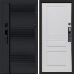 Входная дверь Termo-Door Смарт Black Line - Классика белый матовый