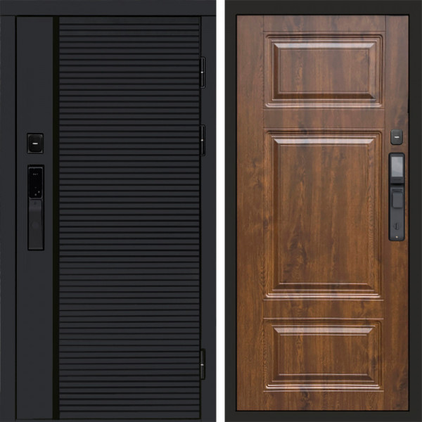 Входная дверь Termo-Door Смарт Black Line - Лион Дуб