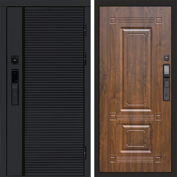 Входная дверь Termo-Door Смарт Black Line - Мадрид Дуб