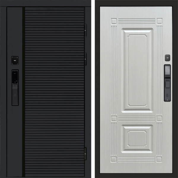 Входная дверь Termo-Door Смарт Black Line - Мадрид Лиственница