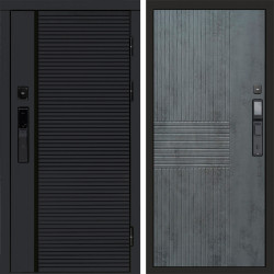Входная дверь Termo-Door Смарт Black Line - Мастино Бетон темный