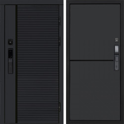 Входная дверь Termo-Door Смарт Black Line - Нео Графит