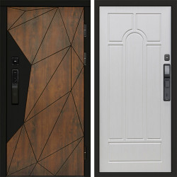 Входная дверь Termo-Door Смарт Геометрия - Арка лиственница
