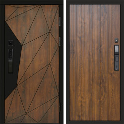 Входная дверь Termo-Door Смарт Геометрия - Flat Дуб
