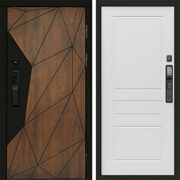 Входная дверь Termo-Door Смарт Геометрия - Классика лиственница