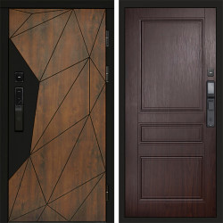 Входная дверь Termo-Door Смарт Геометрия - Классика венге