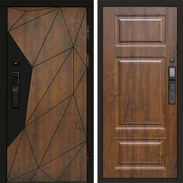 Входная дверь Termo-Door Смарт Геометрия - Лион Дуб