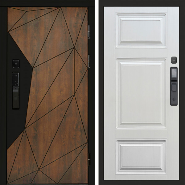 Входная дверь Termo-Door Смарт Геометрия - Лион Лиственница