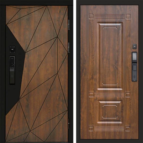 Входная дверь Termo-Door Смарт Геометрия - Мадрид Дуб