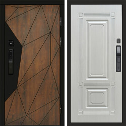 Входная дверь Termo-Door Смарт Геометрия - Мадрид Лиственница