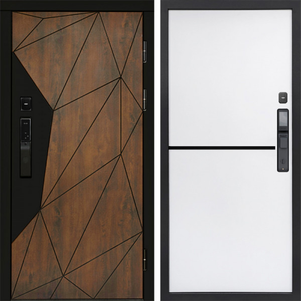 Входная дверь Termo-Door Смарт Геометрия - Нео White