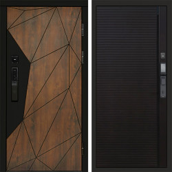 Входная дверь Termo-Door Смарт Геометрия - Porte black