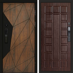 Входная дверь Termo-Door Смарт Геометрия - Престиж венге
