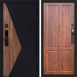 Входная дверь Termo-Door Смарт Матрикс - Без серии Орех стандарт