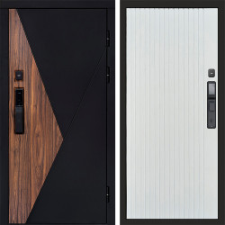 Входная дверь Termo-Door Смарт Матрикс - Flat Белый софт