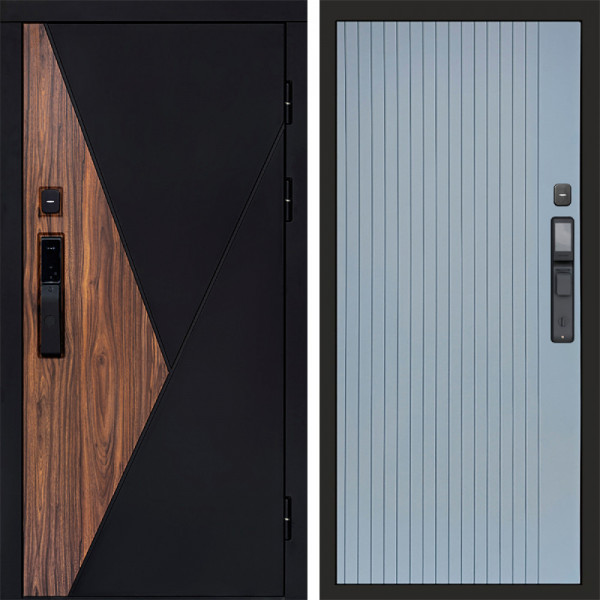 Входная дверь Termo-Door Смарт Матрикс - Flat Grey софт