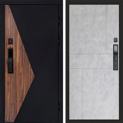 Входная дверь Termo-Door Смарт Матрикс - Горизонт бетон светлый