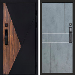 Входная дверь Termo-Door Смарт Матрикс - Горизонт бетон темный