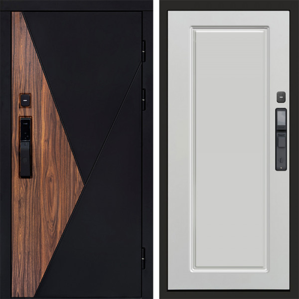 Входная дверь Termo-Door Смарт Матрикс - Гранд Белый софт