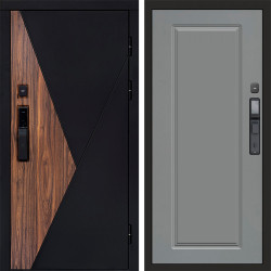 Входная дверь Termo-Door Смарт Матрикс - Гранд Grey софт