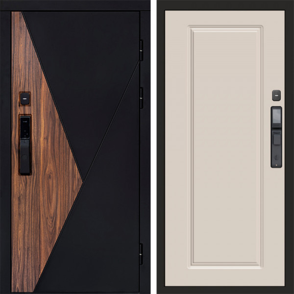 Входная дверь Termo-Door Смарт Матрикс - Гранд Слоновая кость