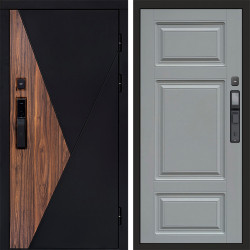 Входная дверь Termo-Door Смарт Матрикс - Лион Grey софт