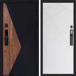 Входная дверь Termo-Door Смарт Матрикс - Лучи белый