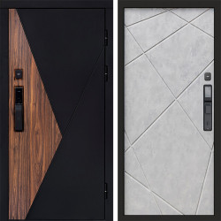 Входная дверь Termo-Door Смарт Матрикс - Лучи бетон светлый