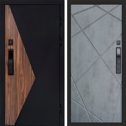 Входная дверь Termo-Door Смарт Матрикс - Лучи бетон темный