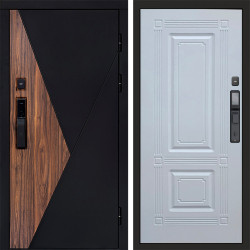 Входная дверь Termo-Door Смарт Матрикс - Мадрид Белый софт