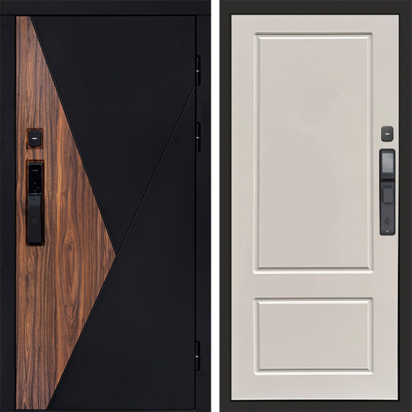 Входная дверь Termo-Door Смарт Матрикс - Марсель Слоновая кость