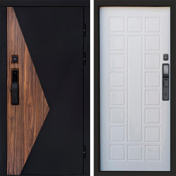 Входная дверь Termo-Door Смарт Матрикс - Престиж белое дерево