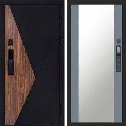 Входная дверь Termo-Door Смарт Матрикс - Зеркало Grey Софт