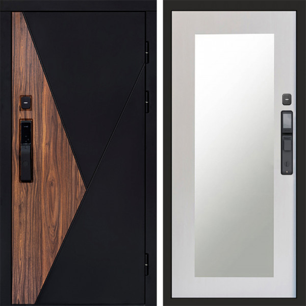 Входная дверь Termo-Door Смарт Матрикс - Зеркало Триумф лиственница