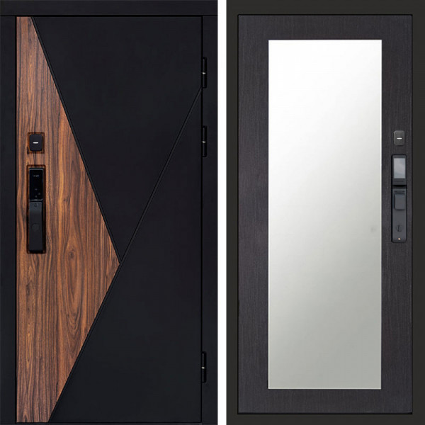 Входная дверь Termo-Door Смарт Матрикс - Зеркало Триумф венге