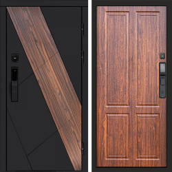 Входная дверь Termo-Door Смарт Нова - Без серии Орех стандарт