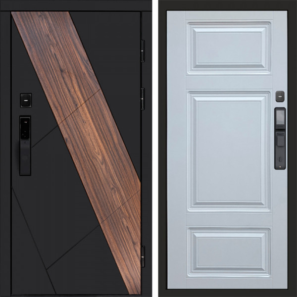 Входная дверь Termo-Door Смарт Нова - Лион Белый софт