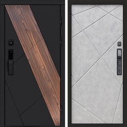 Входная дверь Termo-Door Смарт Нова - Лучи бетон светлый