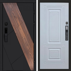 Входная дверь Termo-Door Смарт Нова - Мадрид Белый софт