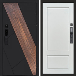 Входная дверь Termo-Door Смарт Нова - Марсель Белый софт