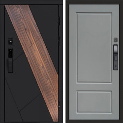Входная дверь Termo-Door Смарт Нова - Марсель Grey софт