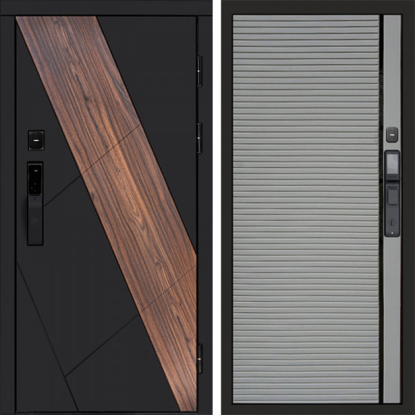 Входная дверь Termo-Door Смарт Нова - Porte Grey софт