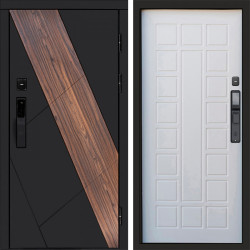 Входная дверь Termo-Door Смарт Нова - Престиж белое дерево